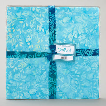 Java Batiks Turquoise 10" Squares