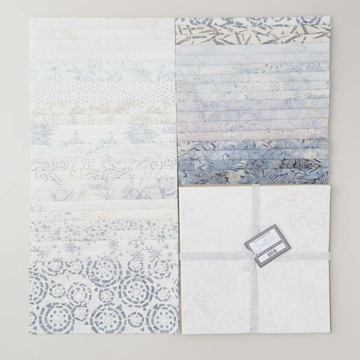 Java Batiks Winter 10" Squares