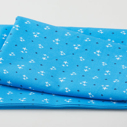 Backyard All Star - Star Studded Blue 2 Yard Cut