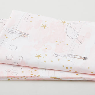 Magic - Mermaid Magic Blossom Metallic 2 Yard Cut