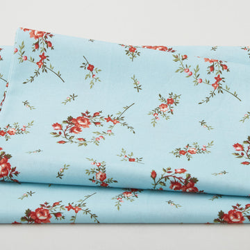 Wildflower Bouquet Favorites - Darling Floral Mint 2 Yard Cut