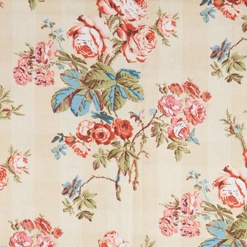 Wildflower Bouquet Favorites - Wild Rose Flower Tan 2 Yard Cut