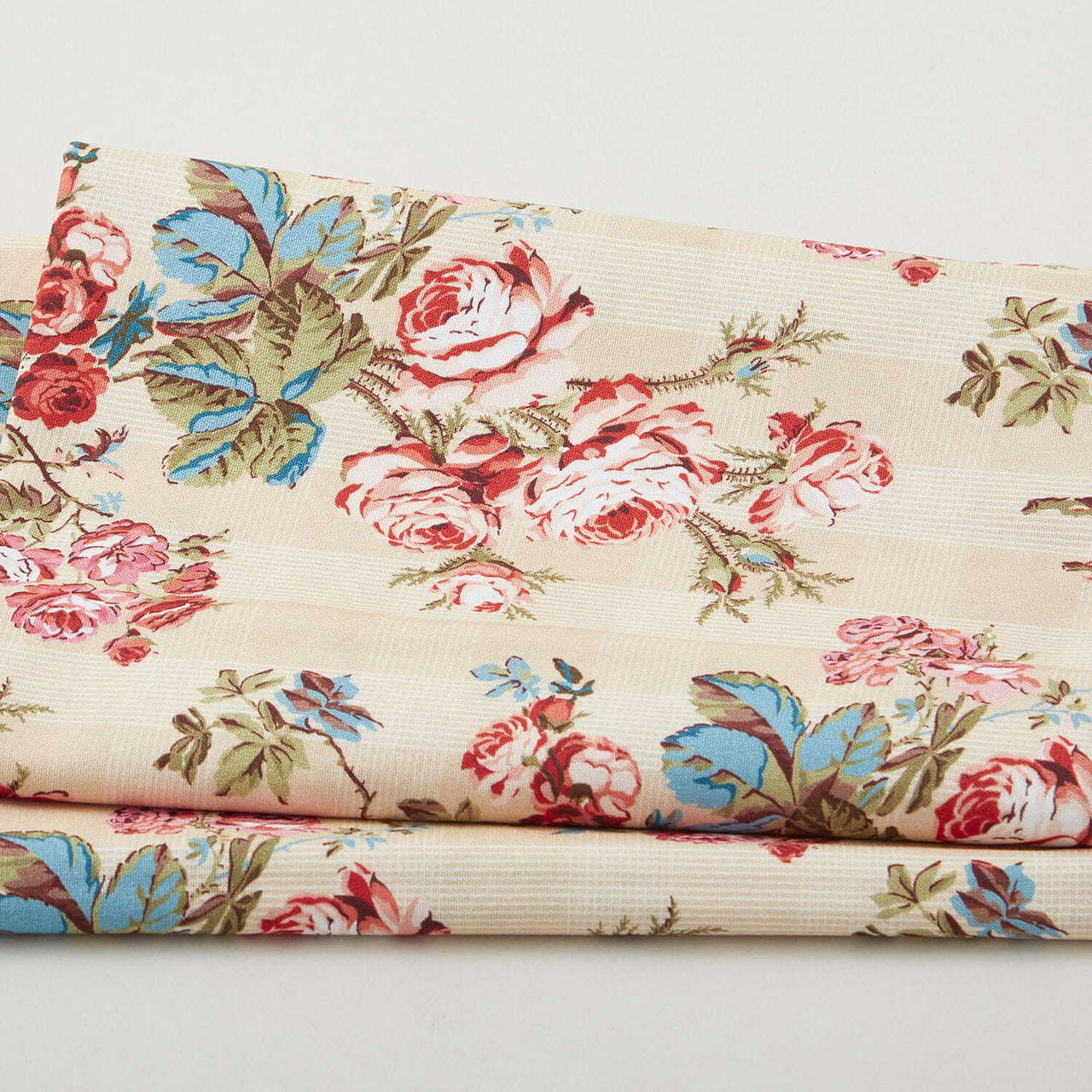 Wildflower Bouquet Favorites - Wild Rose Flower Tan 2 Yard Cut