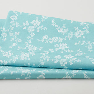 Wildflower Bouquet Favorites - Rose Etching Mint 2 Yard Cut