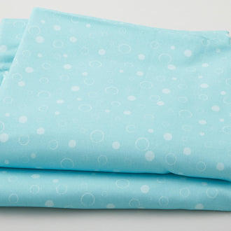 Sea Bubbles on 108" Widebacks Aqua 3 Yard Cut
