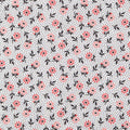 Dancing Daisy on 108" Widebacks Pearl 3 Yard Cut
