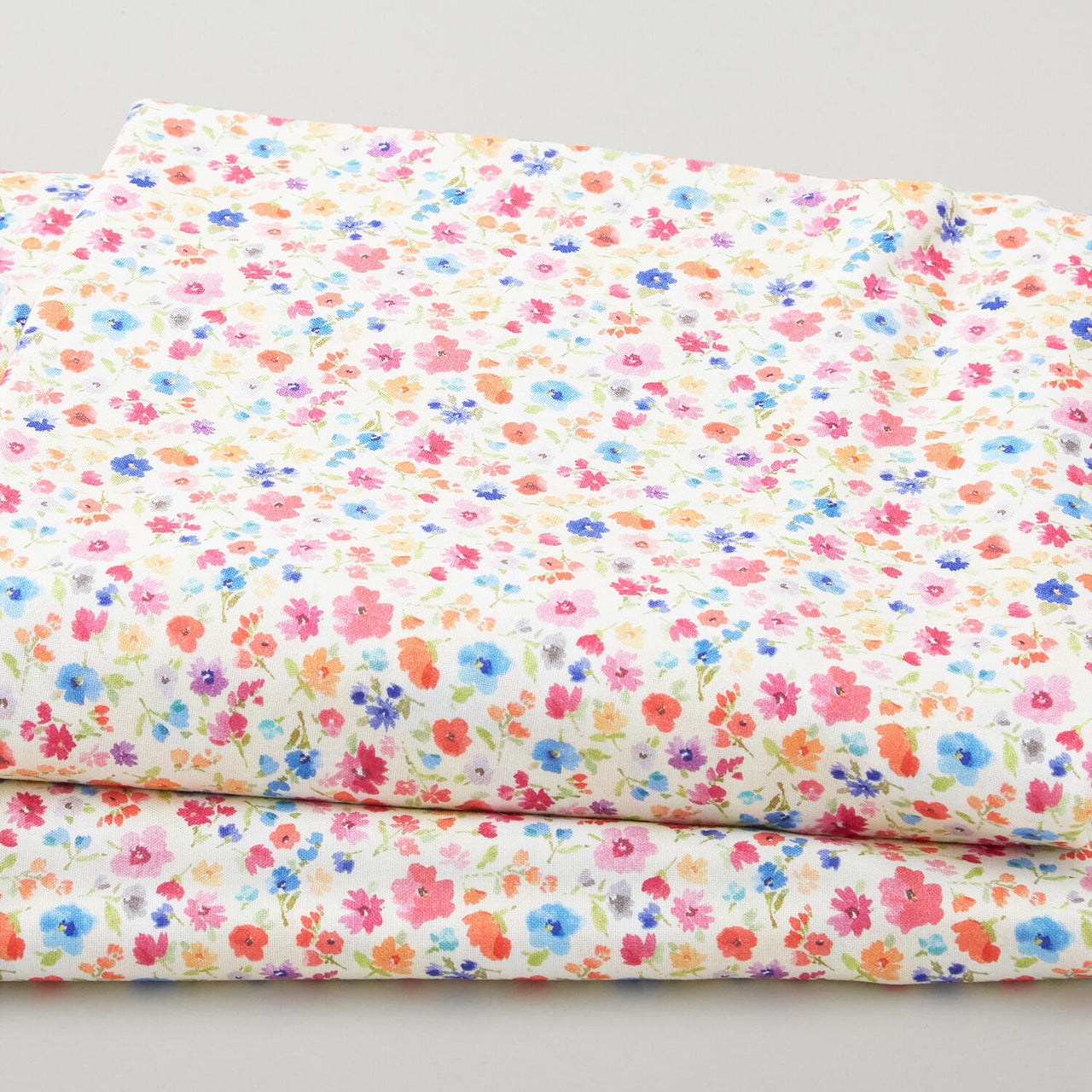 Colorful Cuttings on 108" Widebacks White 3 Yard Cut