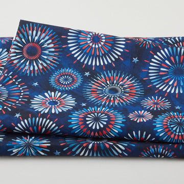Land That I Love Favorites - Red, White and Boom Navy 2 Yard Cut