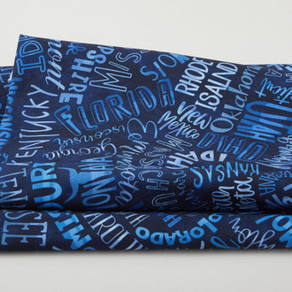 Land That I Love Favorites - 50 States Blue 2 Yard Cut