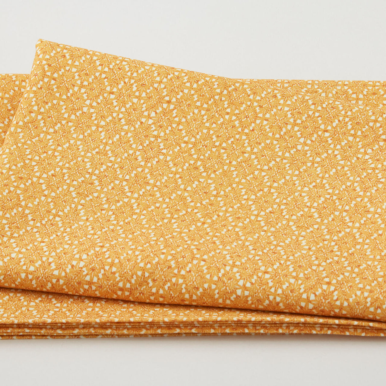 Silk Road - Asanoha Leaves Gold 2 Yard Cut