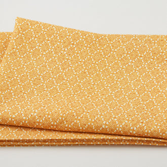Silk Road - Asanoha Leaves Gold 2 Yard Cut