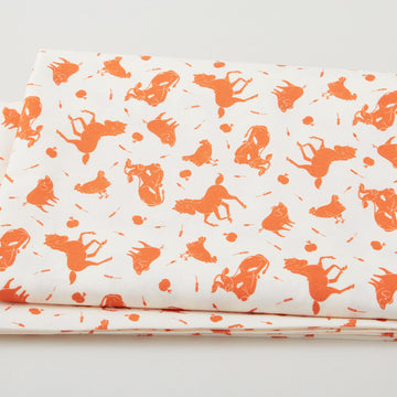 Farm Days - Barn Buddies Cream 2 Yard Cut