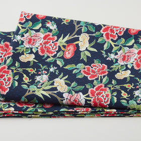 Silk Road - Camellia Blossom Ink 2 Yard Cut
