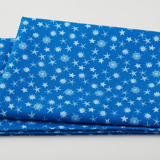 Seaing - Coastal Ditsy Blue 2 Yard Cut
