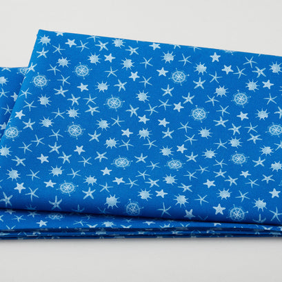 Seaing - Coastal Ditsy Blue 2 Yard Cut