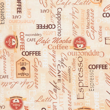 Espresso Yourself - Coffee From A To Z Caramel 2 Yard Cut