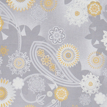 Magnificent Peacock - Dancing Paisley Fog 2 Yard Cut