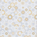 Magnificent Peacock - Fancy Medallion Fog 2 Yard Cut