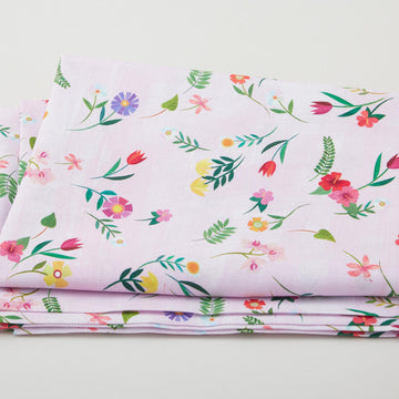 Jungle Menagerie - Jungle Flower Pink 2 Yard Cut