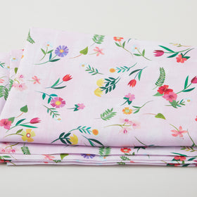 Jungle Menagerie - Jungle Flower Pink 2 Yard Cut
