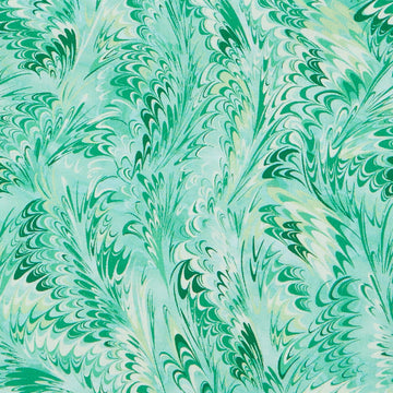 Flower Splendor - Marble Splendor Green	2 Yard Cut