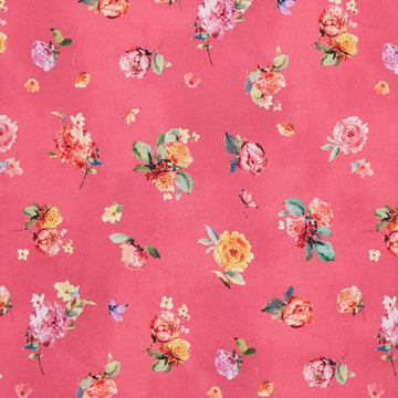 Primrose Garden - Primrose Medley Raspberry 2 Yard Cut