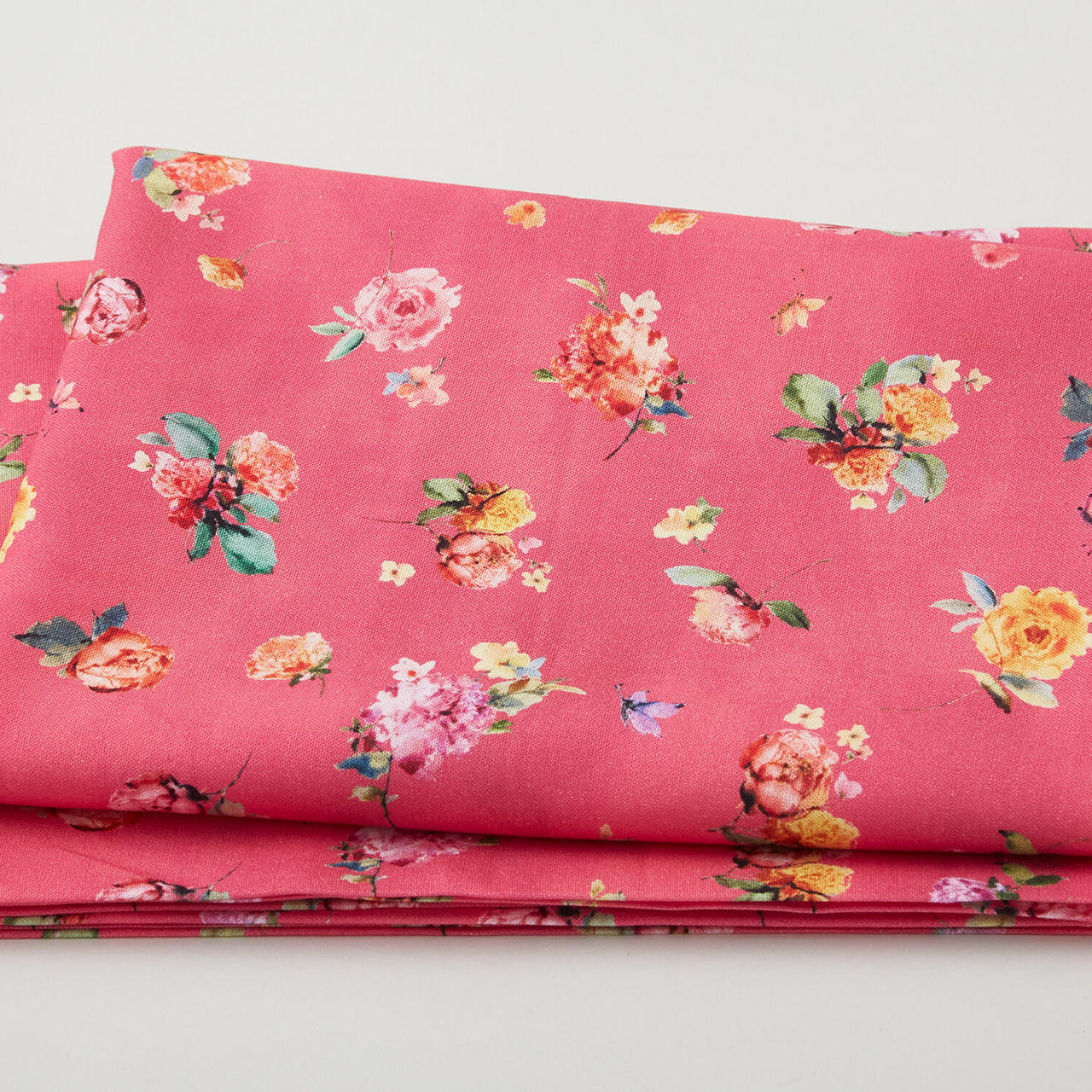 Primrose Garden - Primrose Medley Raspberry 2 Yard Cut