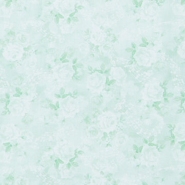 Spring Songs Flower Fairies - Soft Roses Sage 2 Yard Cut