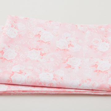 Spring Songs Flower Fairies - Soft Roses Pink 2 Yard Cut
