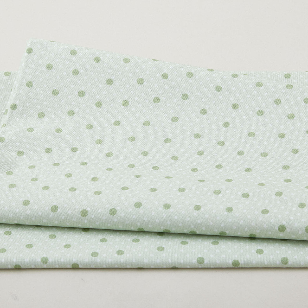 Budding Roses - Dots on Dots Pistachio 2 Yard Cut