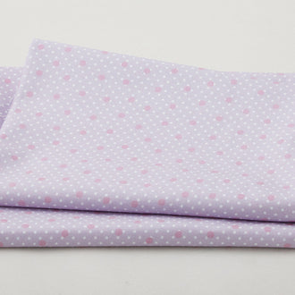 Budding Roses - Dots on Dots Violet 2 Yard Cut