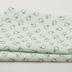 Budding Roses - Ring Around the Rosie Pistachio 2 Yard Cut