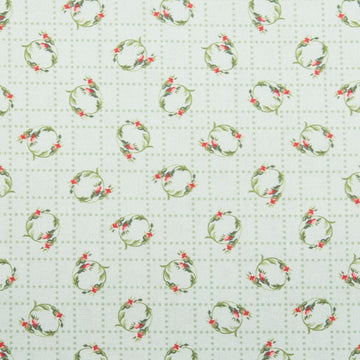 Budding Roses - Ring Around the Rosie Pistachio 2 Yard Cut