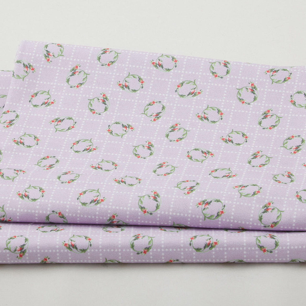 Budding Roses - Ring Around the Rosie Violet 2 Yard Cut
