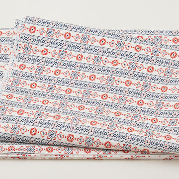 Happy Trails - Calico Stripe Cream 2 Yard Cut