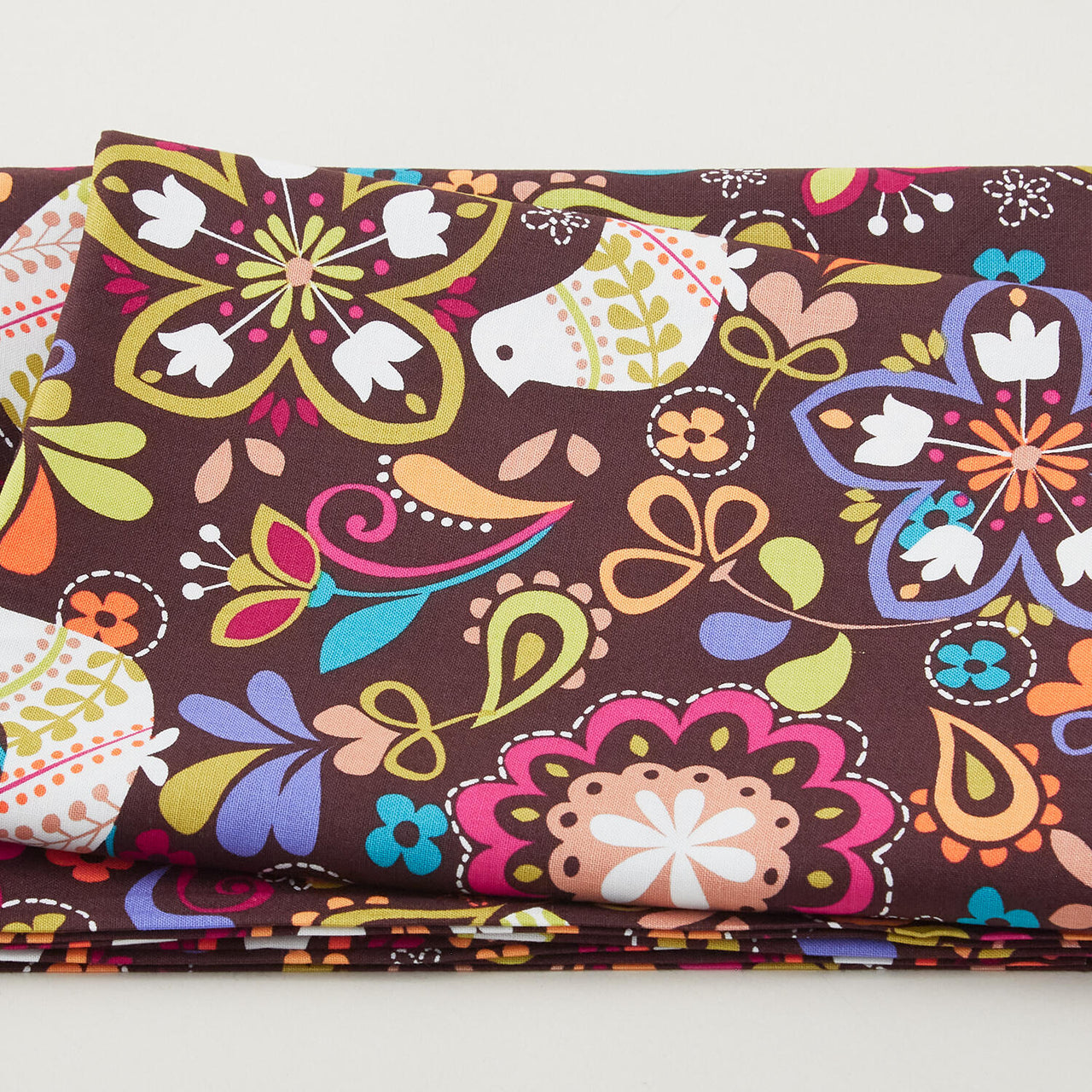 Birds Of Norway - Birds Of Norway Espresso 2 Yard Cut