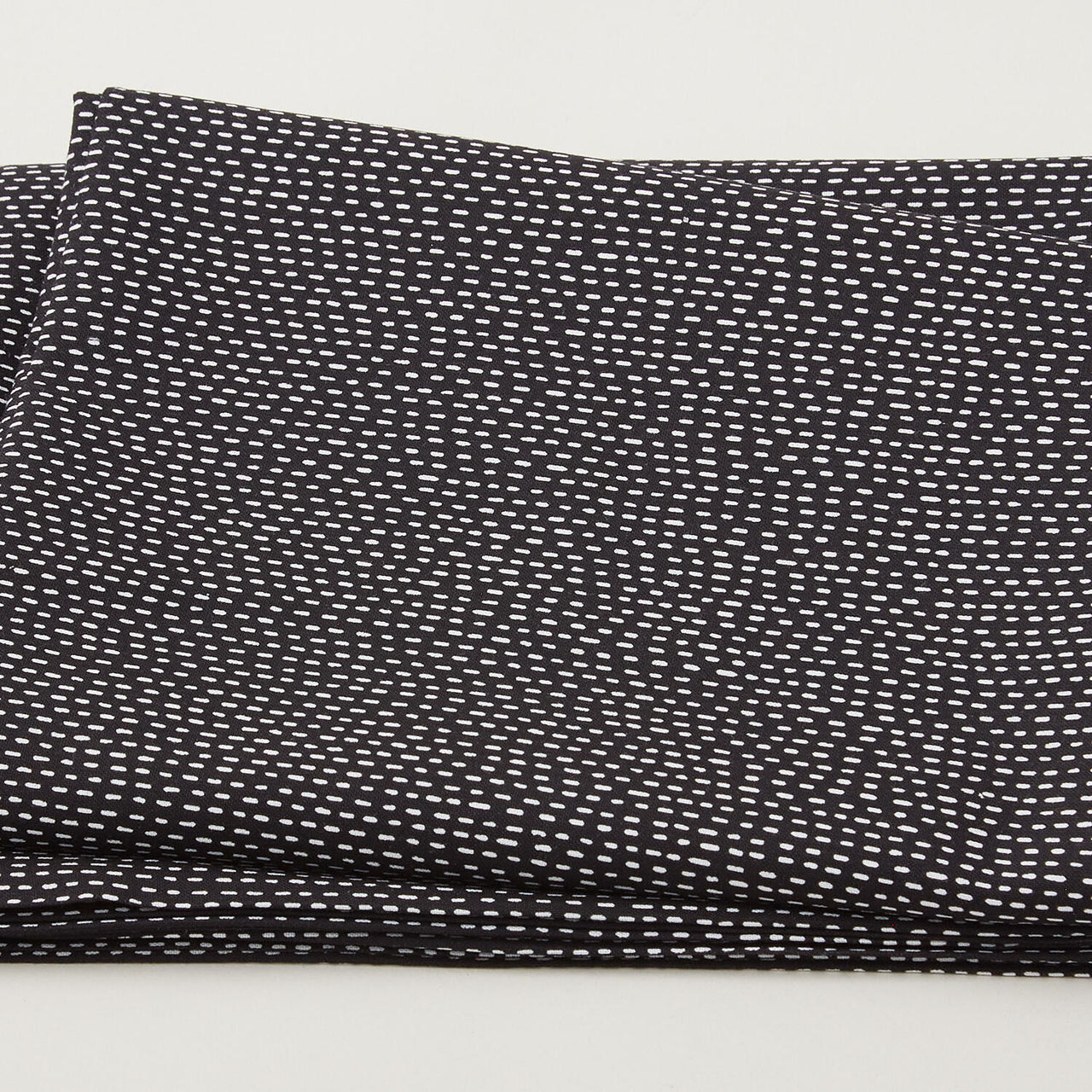 Black & White - Tiny Stitches Black 2 Yard Cut