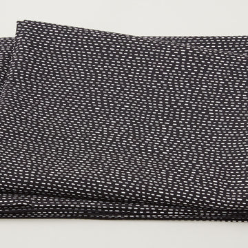 Black & White - Tiny Stitches Black 2 Yard Cut