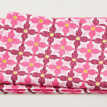 Indian Summer - Tea Flower Magenta 2 Yard Cut