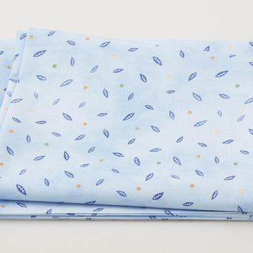 Avo Great Day - Avocado Leaf Blue 2 Yard Cut
