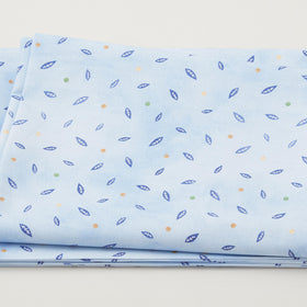 Avo Great Day - Avocado Leaf Blue 2 Yard Cut