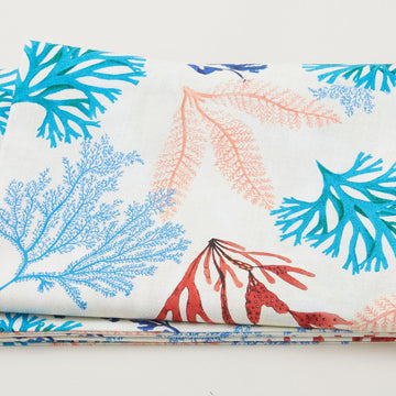 Seaing - Ocean Garden Cream 2 Yard Cut