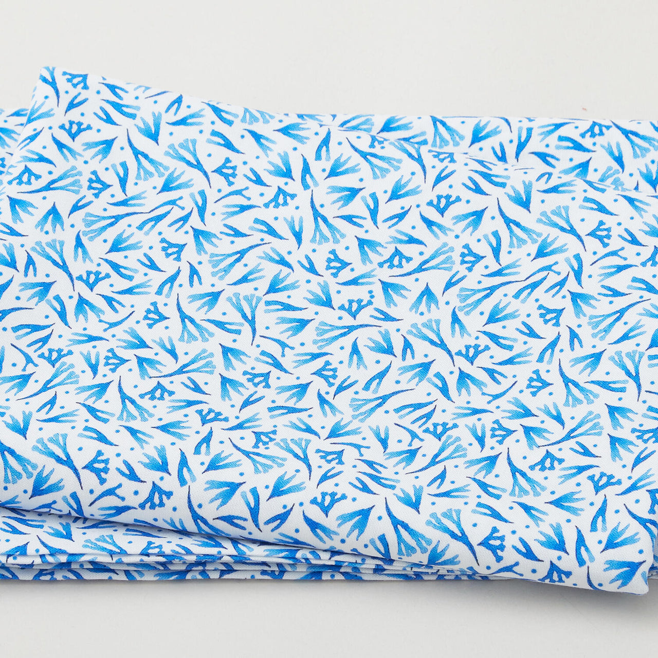Seaing - Tiny Coral Branch Blue 2 Yard Cut