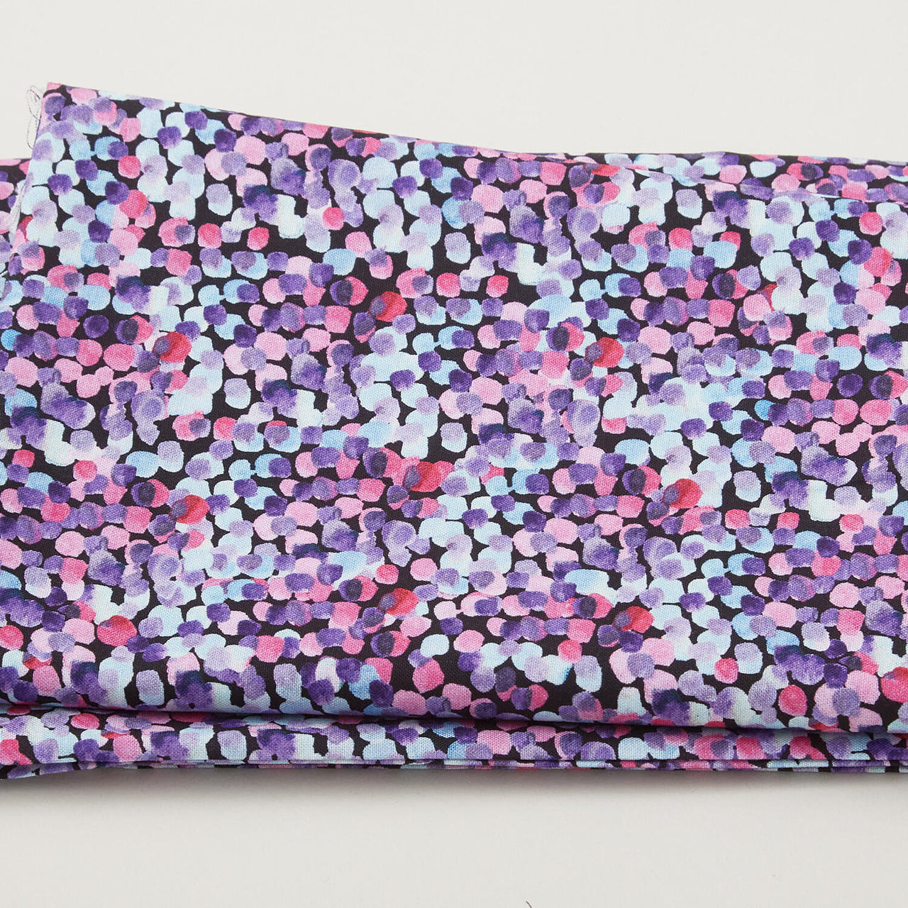 Sketchbook Garden - Floral Dots Black 2 Yard Cut