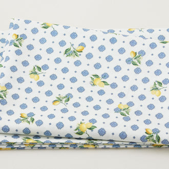 Mediterranean Riviera - Lemon And Tiles Cream 2 Yard Cut