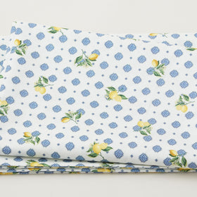Mediterranean Riviera - Lemon And Tiles Cream 2 Yard Cut