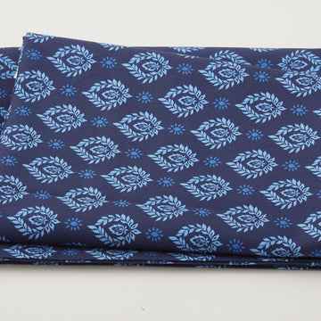 Mediterranean Riviera - Sicilian Tile Navy 2 Yard Cut