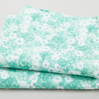 Widebacks - Shadow Fleur Mint 108" Wide 3 Yard Cut