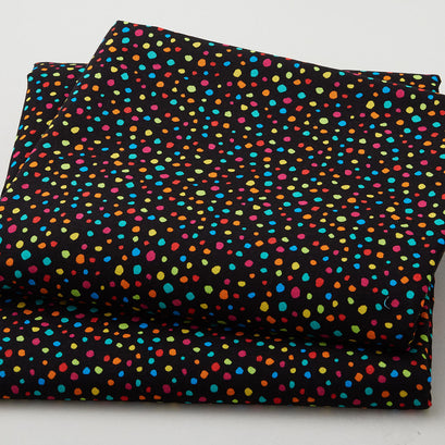 Widebacks - Clown Dot Black 108" Wide 3 Yard Cut