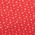Widebacks - Starry Moon Red 108" Wide 3 Yard Cut